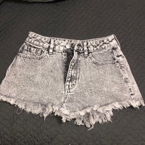 Size 23 pacsun high rise festival jean shorts